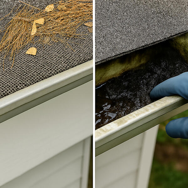 No Gutter Guard!